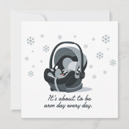 Het wordt Arm Day elke dag grappige baby Kaart