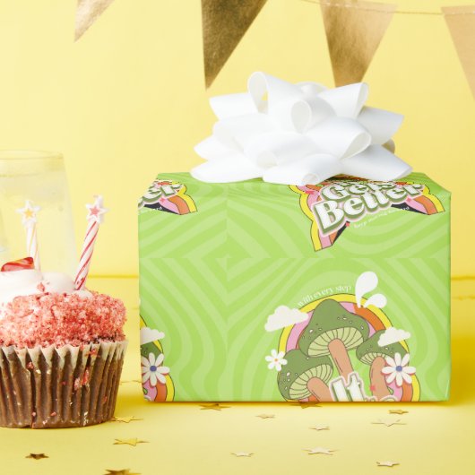 Het wordt beter | Goede Vibes & Groovy Voelt Aange Cadeaupapier (Verjaardagsfeest)