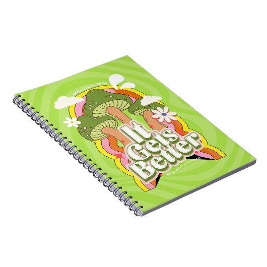 Het wordt beter | Goede Vibes & Groovy Voelt Aange Notitieboek (Rechterzijde)