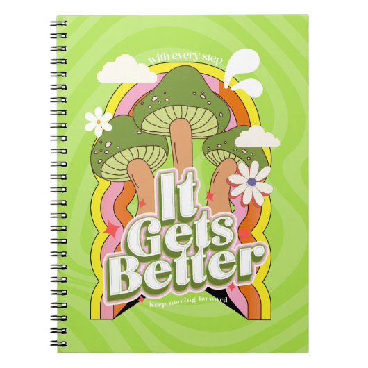 Het wordt beter | Goede Vibes & Groovy Voelt Aange Notitieboek (Voorkant)