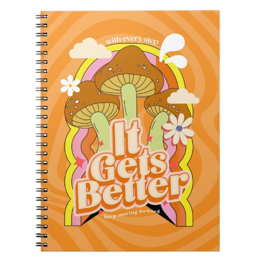 Het wordt beter | Goede Vibes & Groovy Voelt Aange Notitieboek (Voorkant)