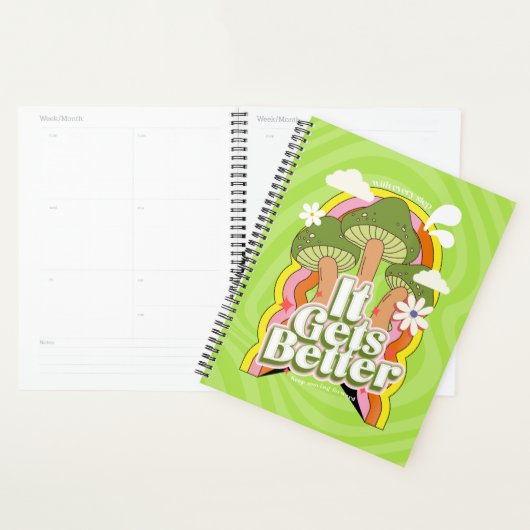 Het wordt beter | Goede Vibes & Groovy Voelt Aange Planner (Display)