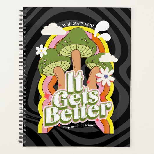 Het wordt beter | Goede Vibes & Groovy Voelt Aange Planner (Voorkant)