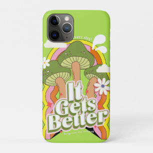 Het wordt beter   Goede Vibes & Groovy Voelt Retro Case-Mate iPhone Case