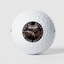 Het wordt de beste vader ultrasound foto golfballe golfballen