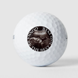 Het wordt de beste vader ultrasound foto golfballe golfballen