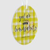 Het wordt de zwangerschapsaankondiging van grootou ornament (voorkant)