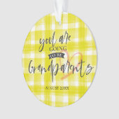 Het wordt de zwangerschapsaankondiging van grootou ornament (voorkant)