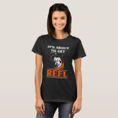 Het wordt echt grappig Vissen Pun Hoek T-shirt (Voorkant volledig)