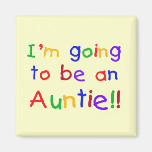 Het wordt een Auntie Primaire Kleuren Magneet