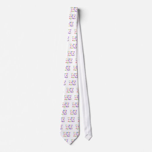 Het wordt een Auntie Primaire Kleuren Stropdas (Voorkant)