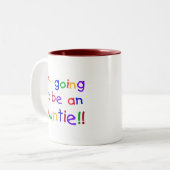 Het wordt een Auntie Primaire Kleuren Tweekleurige Koffiemok (Voorkant links)