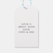 Het wordt een geweldig jaar terug naar school cadeaulabel (Achterkant)