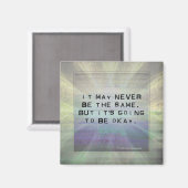 Het wordt een goed Inspirerend citaat. Magneet (Voorkant / Achterkant)