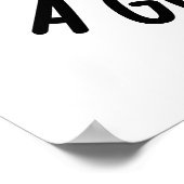 Het wordt een Gouda dag Funny kaas grap Poster (Hoek)
