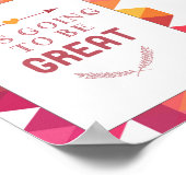 Het wordt een groot Inspirerend Poster (Hoek)