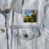 Het wordt een grootouders New Baby Announcement Vierkante Button 5,1 Cm (In situ)