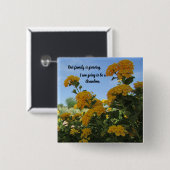 Het wordt een grootouders New Baby Announcement Vierkante Button 5,1 Cm (Voorkant /achterkant)