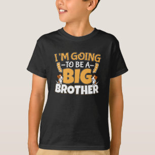 Het wordt een grote broer - een nieuwe babybroer t-shirt