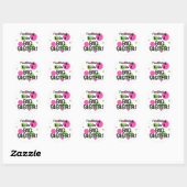 Het wordt een grote SISTER! Ronde Sticker (Vel)