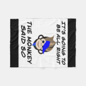 Het wordt een hele goede apenmannetje Fleece Blank (Voorkant (Horizontaal))