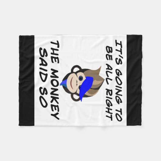 Het wordt een hele goede apenmannetje Fleece Blank (Voorkant (Horizontaal))