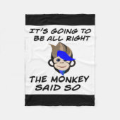 Het wordt een hele goede apenmannetje Fleece Blank (Voorkant)