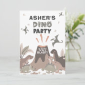 Het wordt een laatste vulkaandinosaurusdag. kaart (Staand voorkant)