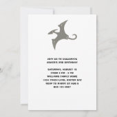 Het wordt een laatste vulkaandinosaurusdag. kaart (Achterkant)