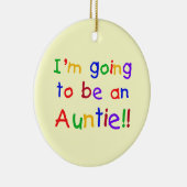 Het wordt een ouderwetse primitieve cadeautjes keramisch ornament (Rechts)