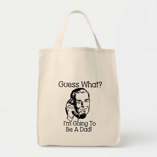Het wordt een zwarte vader tote bag (Voorkant)
