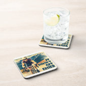 Het wordt niet makkelijker fietsen bier onderzetter (Rechterzijde)