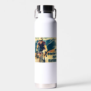 Het wordt niet makkelijker fietsen waterfles