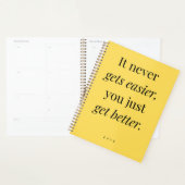 Het wordt nooit makkelijker, je wordt alleen maar  planner (Display)