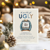 Het wordt nu lelijk! Modern Kerstfeest Kaart