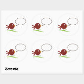 Het wordt OK BLANK Ronde Stickers (Vel)