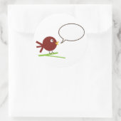 Het wordt OK BLANK Ronde Stickers (Tas)