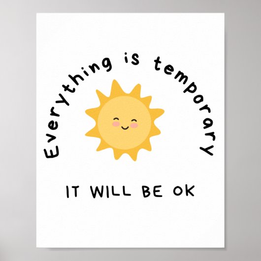 Het wordt OK Dagelijks affirmaties Poster (Voorkant)