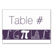 Het wordt opgeteld in Paarse tafel Kaart (Achterkant)