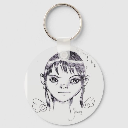 Het wordt stormachtig weer, jongens. sleutelhanger (Voorkant)