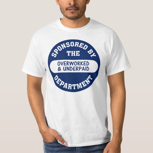 Het wordt tijd dat de overwerkte en onderbetaalde t-shirt (Voorkant)