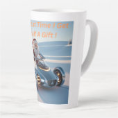 Het wordt tijd dat ik een cadeautje krijg, Kerstma Latte Mok (Rechterhoek)