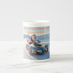 Het wordt tijd dat ik een cadeautje krijg, Kerstma Porselein Kop