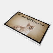 Het wordt tijd dat je naar huis komt Amerikaanse k Deurmat (Schuin)