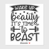 het wordt tijd om te beesten sticker (Vel)