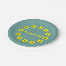 Het wordt tijd! Papieren Bord