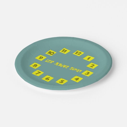 Het wordt tijd! Papieren Bord (Gekanteld)