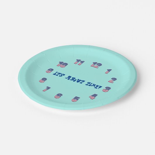 Het wordt tijd! Papieren Bord (Gekanteld)