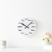 Het wordt tijd! ronde klok (Huis)