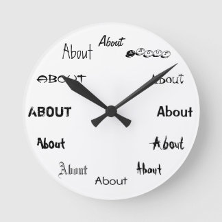 Het wordt tijd! ronde klok